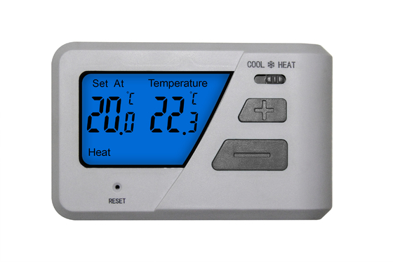 Programable no- atada con alambre del termóstato de la pompa de calor/enfriamiento solamente del   del termóstato