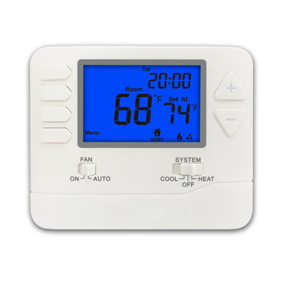 White Digital Room Thermostat with High Accuracy Saving Energy