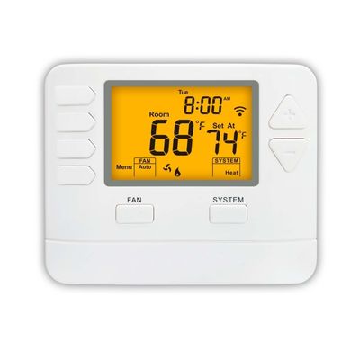 Riseem Large LCD Display Adjustable Thermostat WIFI TUYA Smart Control Made of ABS Material