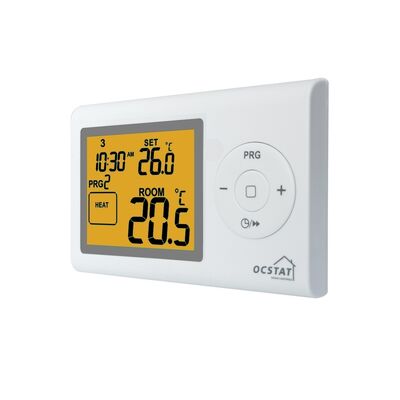 Standby Current Lighting Current Below 7mA Boiler Room 7 Day Thermostat Featuring Display Accuracy Plus Minus 05 Degrees Celsius and Programmability 5 2 Day 24 Hour