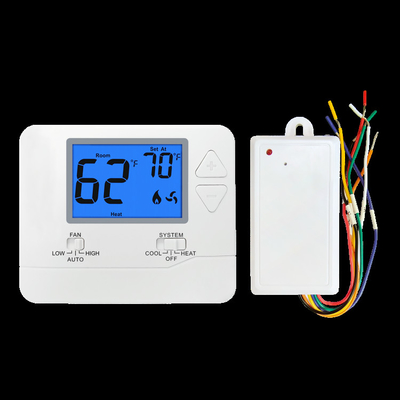Riseem ABS digital inalámbrico ignífugo no programable PTAC térmostat para el sistema HVAC