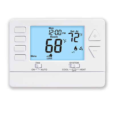 Riseem Multifase 24V Programable de aire acondicionado termostato para el hogar 2 calor 2 frío