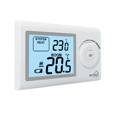 Control de temperatura de elevación Sala de calefacción por cable Termostato no programable para calefacción del hogar 230VAC