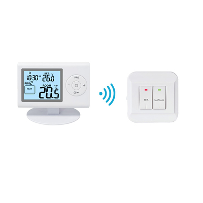 Riseem Digital Display LCD de 4 pulgadas cuadradas Aire acondicionado WIFI Termostato semanal programable
