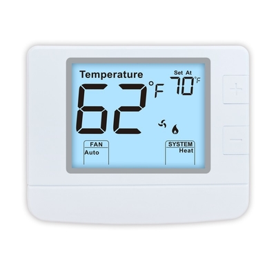 Riseem Control de aire acondicionado de una sola etapa Control de temperatura Calentamiento Termostato no programable para el hogar