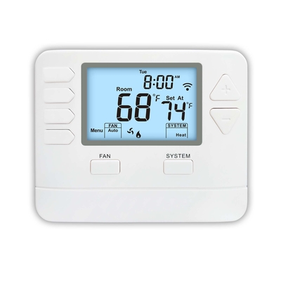 2 aire acondicionado fresco 5 del calor 2 1 1 pared programable Digital del termóstato de WIFI