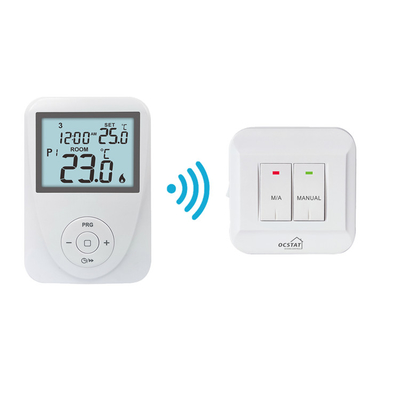 Riseem 868 MHz control remoto termostato de habitación programable para el control de la temperatura