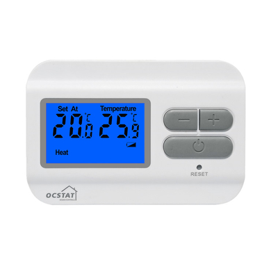 Riseem Digital Household DC 230V ABS pantalla LCD electrónica Sala de control de calefacción Termostato no programable
