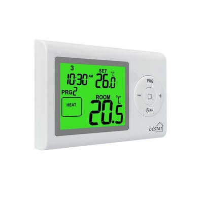 Riseem 230V LCD NTC Digital Programmable Calderas de gas de habitación cableado simple termostato para el hogar y la oficina