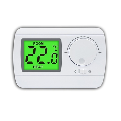 Riseem 230V pantalla LCD digital termostato electrónico para el hogar no programable con sensor NTC