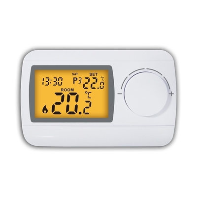 Riseem Smart Cuarto con cable Termostato programable para caldera de gas 5-35°C Pantalla digital LCD