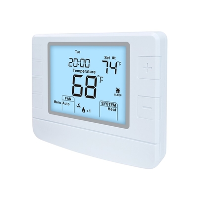 Riseem 24V Programable con cable de la sala de la casa bomba de calor termostato ABS 2 calor 1 frío