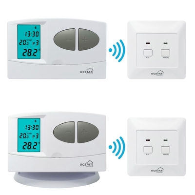 Riseem 868Mhz 7 días Calderas ABS programables calefacción por suelo termostato de habitación inalámbrico