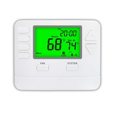 Riseem Nuevo WFI 24V LCD digital 2 calor 1 frío controlador de temperatura de bomba de calor programable WiFi termostato AC con Alexa