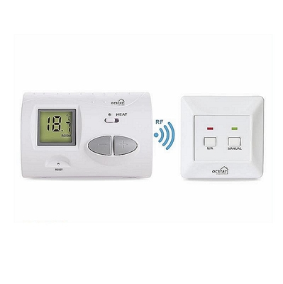 Riseem Blanco Digital Aire acondicionado Control de temperatura calefacción inalámbrico termostato de habitación