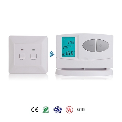 Riseem 7 días termostato de sala de calefacción de LCD electrónico digital programable con inalámbrico