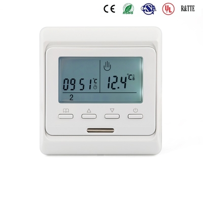 Calefacción por agua programable del control de la temperatura de 7 del día inalámbrico del sitio Digitaces del termóstato