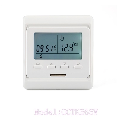 ABS termóstato programable del control de la temperatura de 7 del día Digitaces del termóstato y de la calefacción de piso