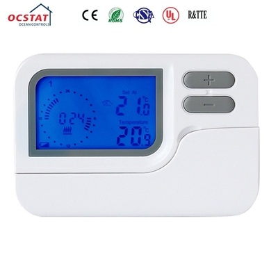 230VAC 7 días programable digital de calefacción por suelo de la sala de elevación termostato con interruptor de calor / frío
