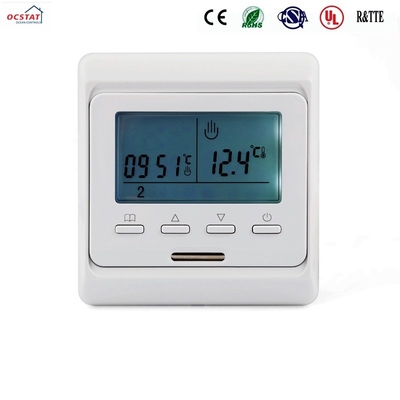 Control de temperatura Bajo el suelo calefacción de agua sala termostato cableado 7 días programable