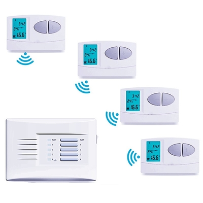 Riseem 7 días control de temperatura programable termostato de sala de calefacción con batería