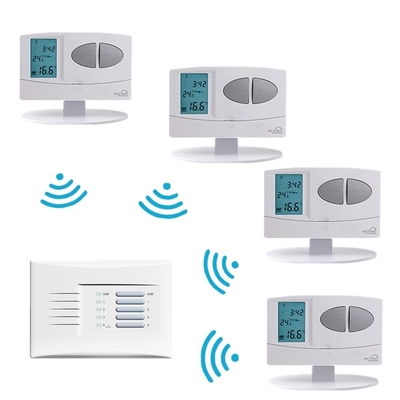 Calentamiento de agua semanal programable termostato de sala inalámbrico con pantalla LCD digital