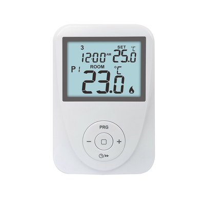 230V 7 días Calderas de gas de color blanco programable termostato de sala de calefacción digital
