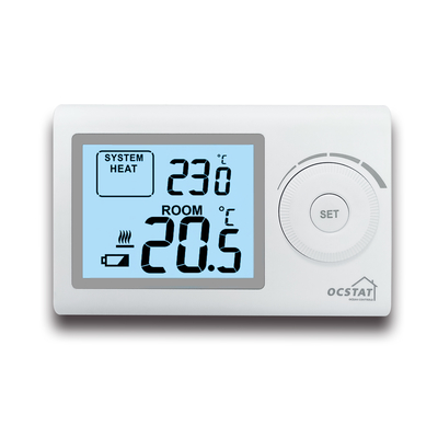 230V Non-programmable Digital Heating Battery Operated Room Thermostat