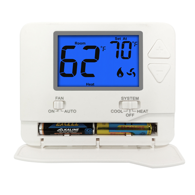 Non-programmable LCD Backlight Single Stage 24V HVAC Home Thermostat