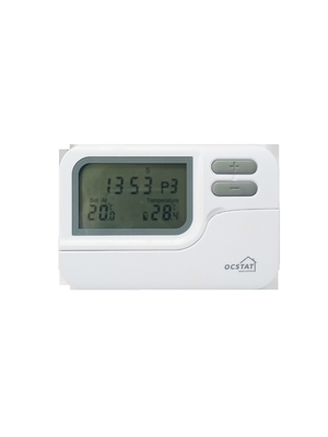 Termostato de ambiente con cable ajustable para el hogar, ajuste de temperatura de 0,5 °C, material de la carcasa ABS