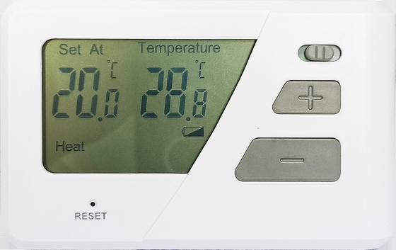 ±1C Precisión Batería de termostato programable con cable alimentada para control inteligente de la temperatura