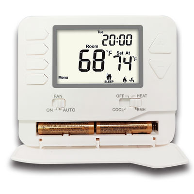 Termostato programable para bomba de calor de 24 V 2H1C con pantalla LCD