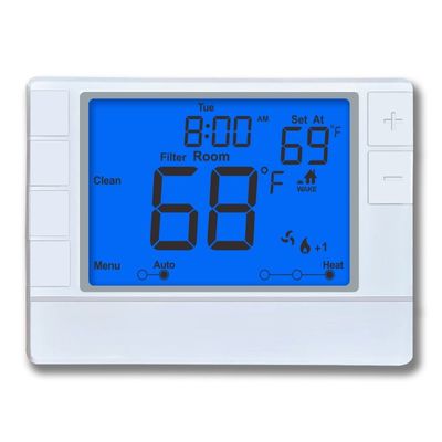 Coiiwsei Luz de fondo blanca Termostato no programable para OEM / ODM y 2 etapas de calor/1 frío