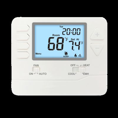 Suwer Automatización Industrial ABS Regulador de temperatura de la bomba de calor de aire acondicionado termostato con 3,84 cm2 tamaño de pantalla