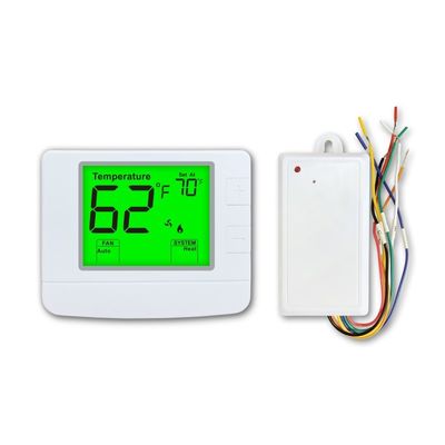 Termostato de ambiente inalámbrico no programable con Wi-Fi 2.4GHZ Smart Life Compatible con Alexa Material PC ABS anti-inflamable