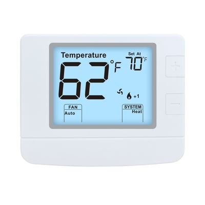 Rango de control de temperatura de elevación 41°F 90°F 5°C 32°C No programable 2H 2C Termostato de habitación para el hogar