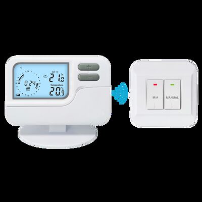 230V RF Programmable Thermostat Wireless 7 Day Smart Thermostat Plataforma de control de temperatura diseñada para la gestión del clima y el monitoreo remoto