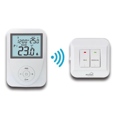 Control de temperatura inalámbrico con frecuencia de funcionamiento inalámbrica de 868MHZ adecuado para HVAC comercial