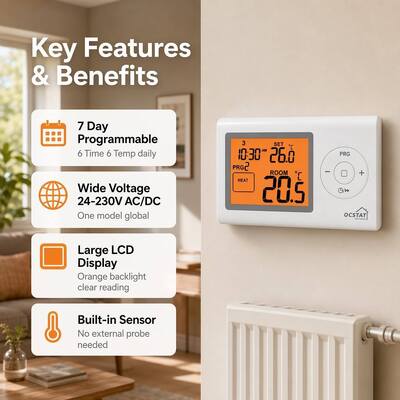 Calderas de aire caliente integradas en el hogar inteligente que ofrecen características de control de temperatura, termostato y ahorro de energía diseñadas para soluciones de calefacción