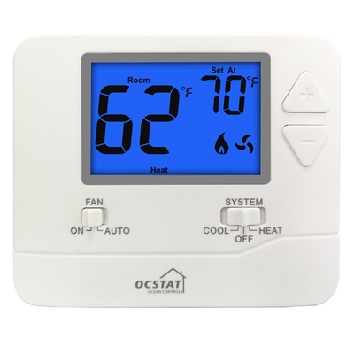 Riseem HVAC Digital no programable para el hogar termostato luz de fondo azul pantalla LCD