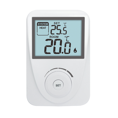 Riseem CE ABS blanco + PC caldera de gas y calefacción eléctrica térmostat no programable para el hogar