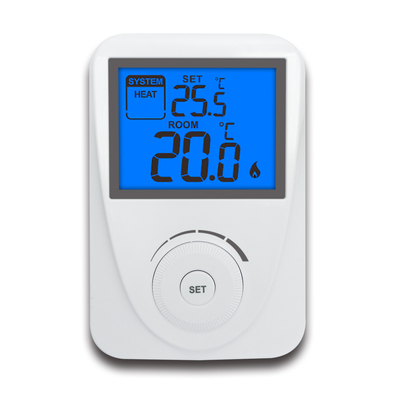 Riseem luz de fondo azul controlador de temperatura de baja tensión digital no programable