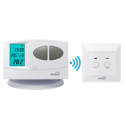 2 termóstatos programables fresco del sitio del RF del termóstato de 7 día del calor 2/por agua de la calefacción