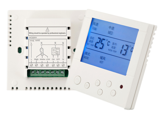 Termóstato teledirigido programable atado con alambre Digitaces del FCU para la cocina fácil actuar