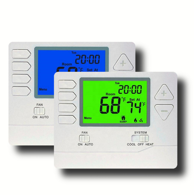Termóstato multifuncional de la habitación de la HVAC con la operación fácil del panel táctil