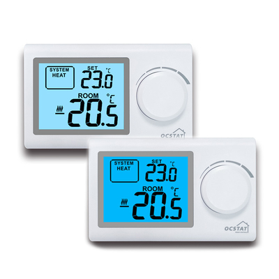 termóstato del sitio de Digitaces de la calefacción de piso 230V para la calefacción por agua, exhibición del Lcd