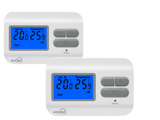 Riseem calefacción por suelo digital termostato de habitación semanal programable con pantalla LCD