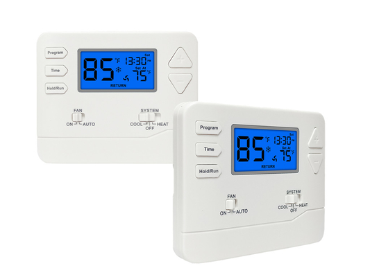 Riseem Pantalla LCD Digital Termostato de habitación Controlador electrónico de temperatura de calefacción programable