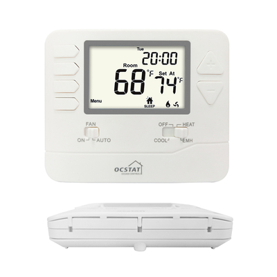 Termóstato no programable 24VAC de la HVAC de la exactitud 1°C de la UL para el hotel