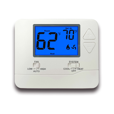 Riseem 24V LCD con cable de aire acondicionado PTAC termostato no programable para el hogar
